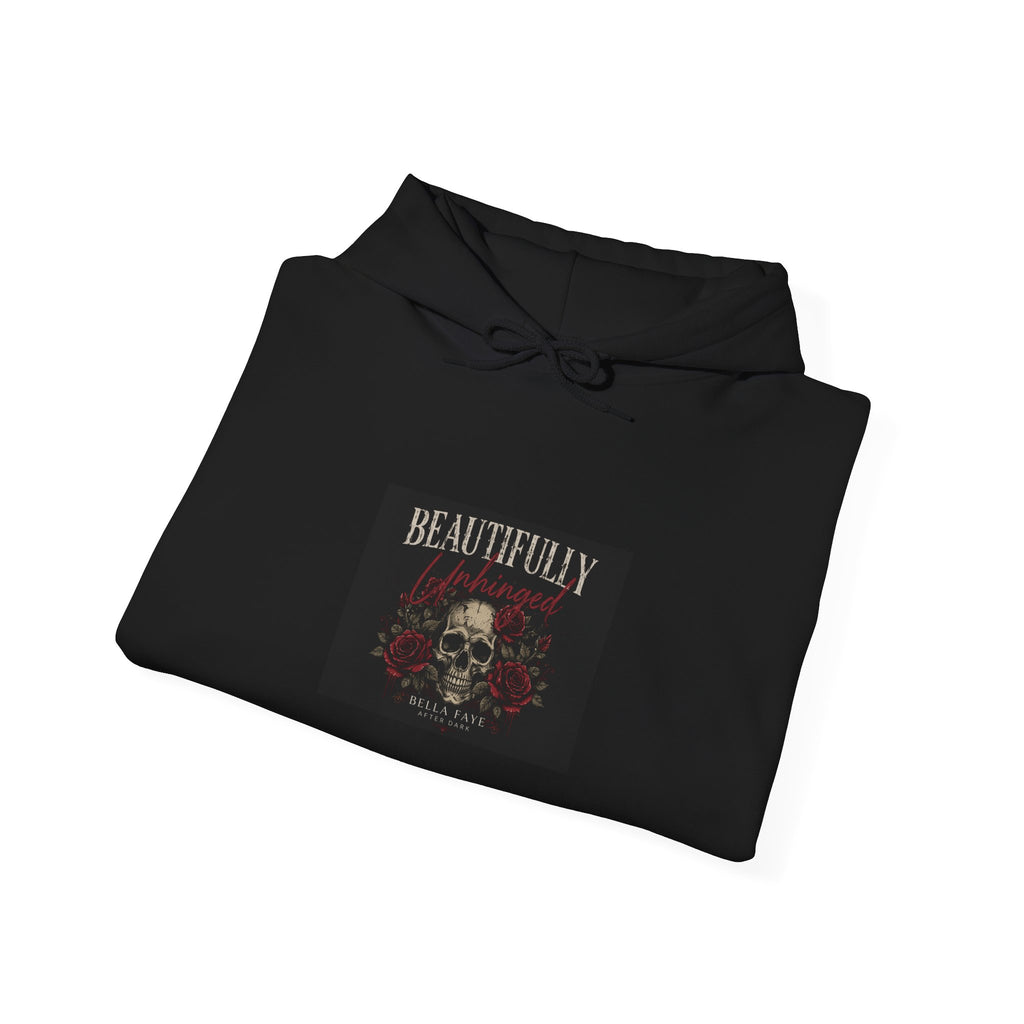 Beautifully Dead Skull Hoodie – Gothic Floral Graphic Pullover