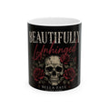 Beautifully Unhinged Skull & Roses Ceramic Mug (11oz, 15oz)