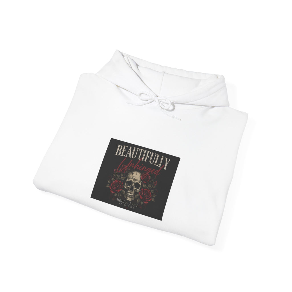 Beautifully Dead Skull Hoodie – Gothic Floral Graphic Pullover
