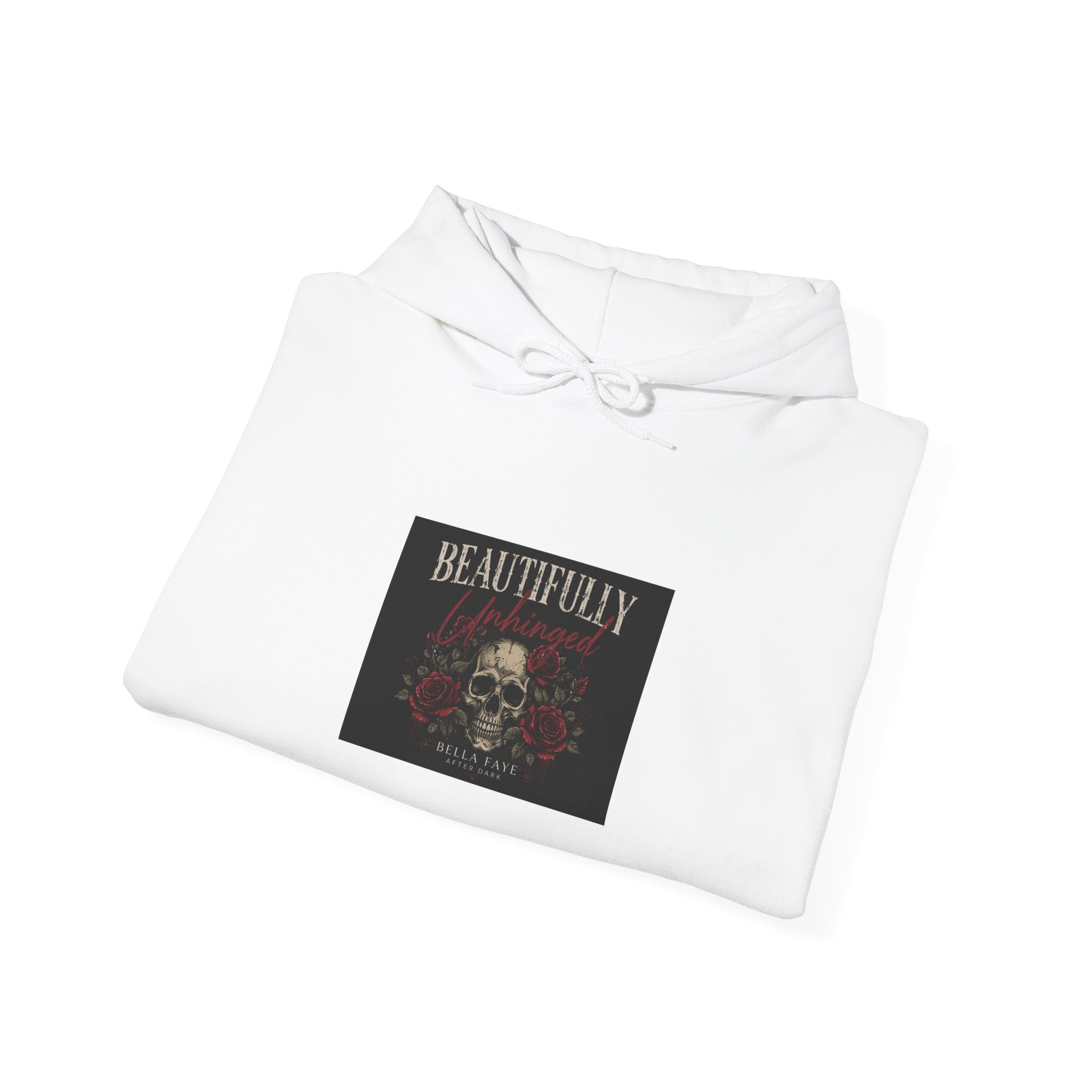 Beautifully Dead Skull Hoodie – Gothic Floral Graphic Pullover