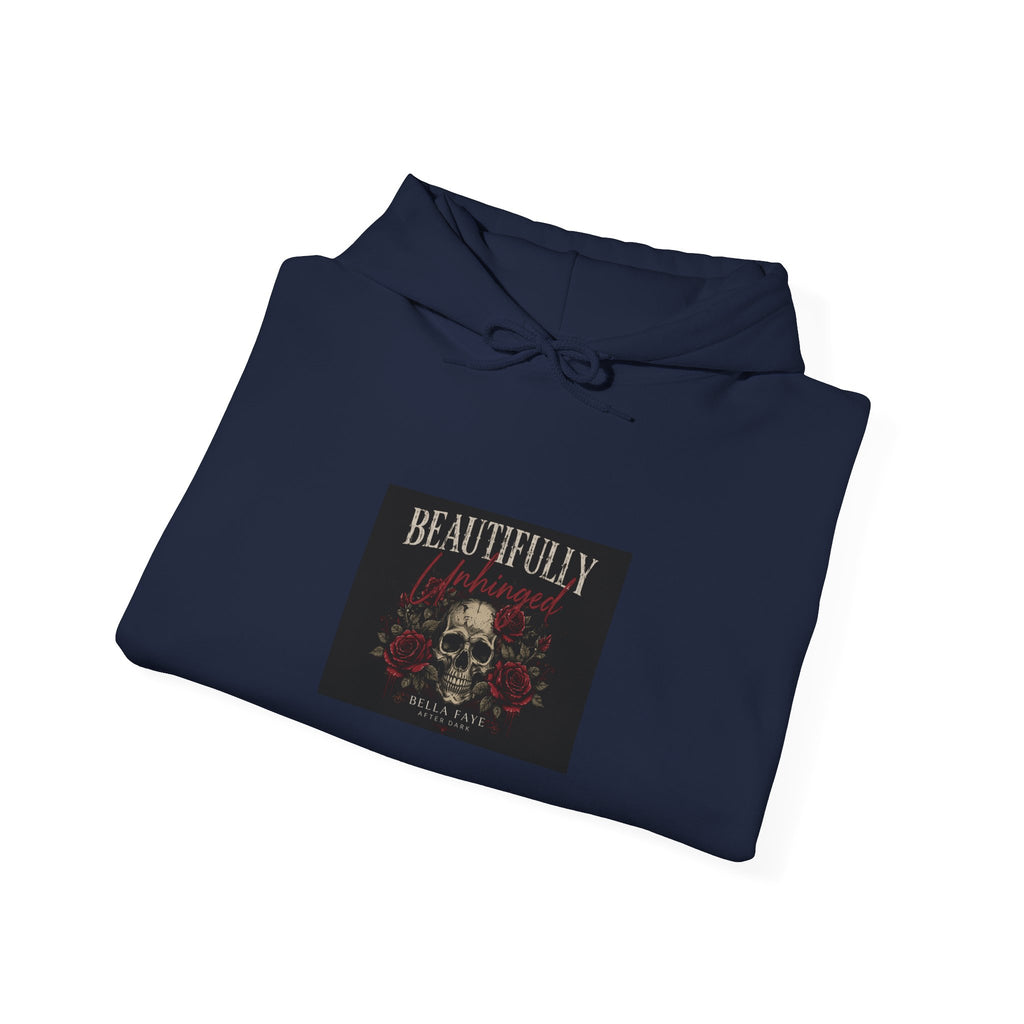 Beautifully Dead Skull Hoodie – Gothic Floral Graphic Pullover