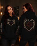 Skeleton Heart Hoodie — Bella Fave "STFUATTD" Gothic Grunge Pullover