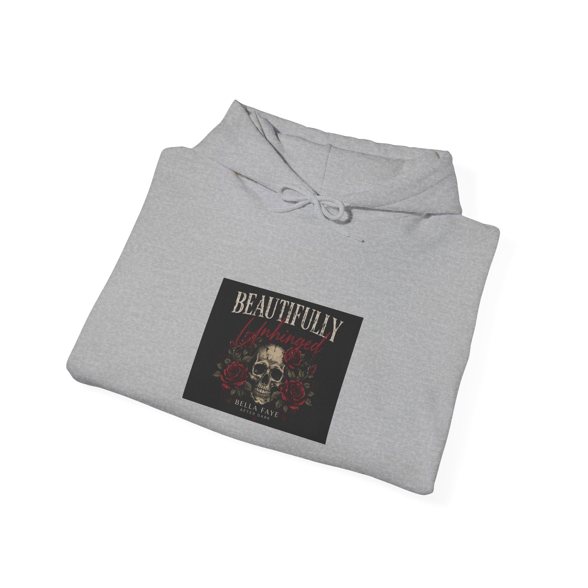 Beautifully Dead Skull Hoodie – Gothic Floral Graphic Pullover