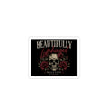 Beautifully Unhinged Skull & Roses Kiss-Cut Sticker
